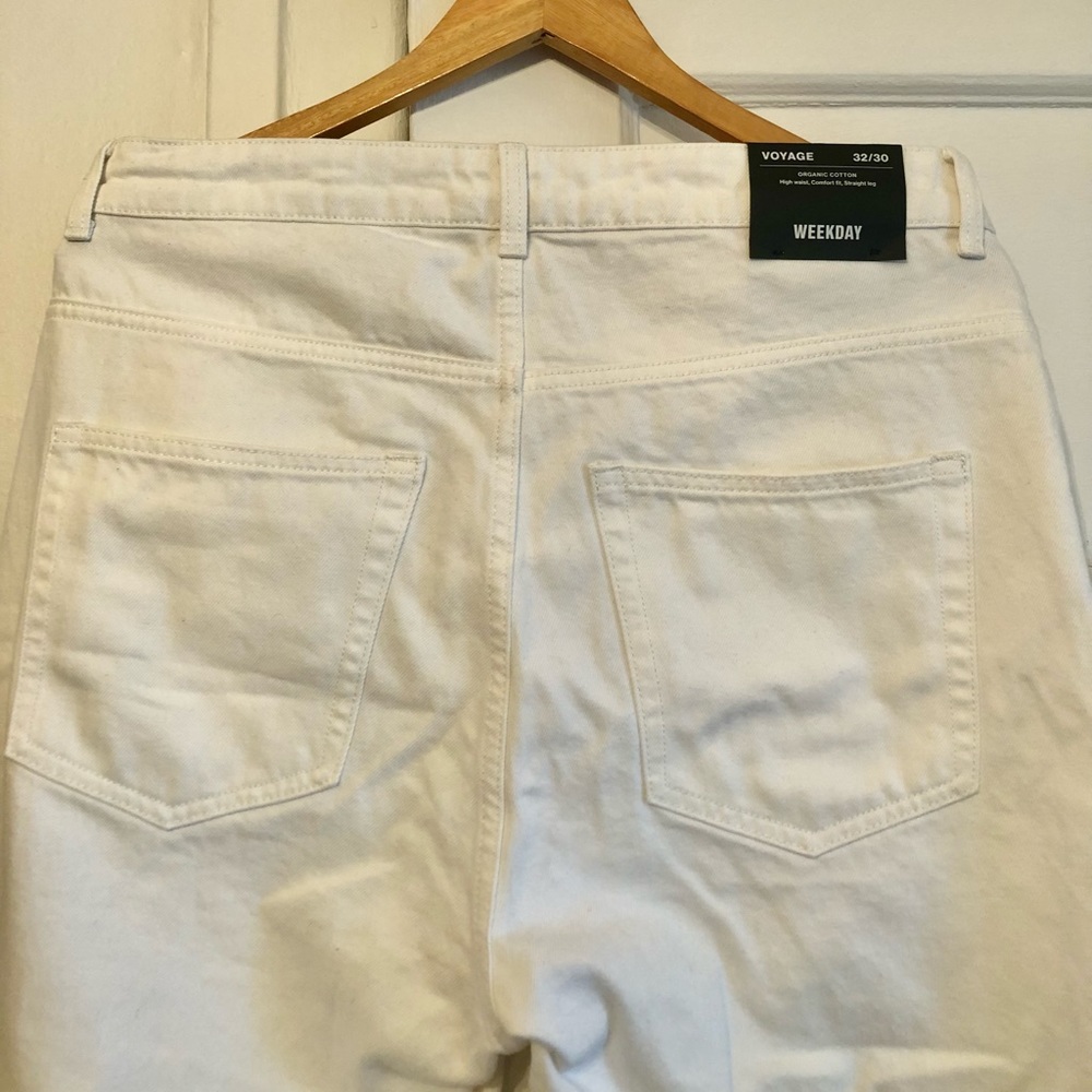WEEKDAY White Voyage Jeans 32/30